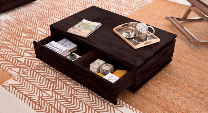 Butler Storage Coffee Table(Mahogany)